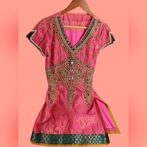 High Quality Authentic Traditional Indian Pakistani Salwar Kameez Tunic  Dress S
